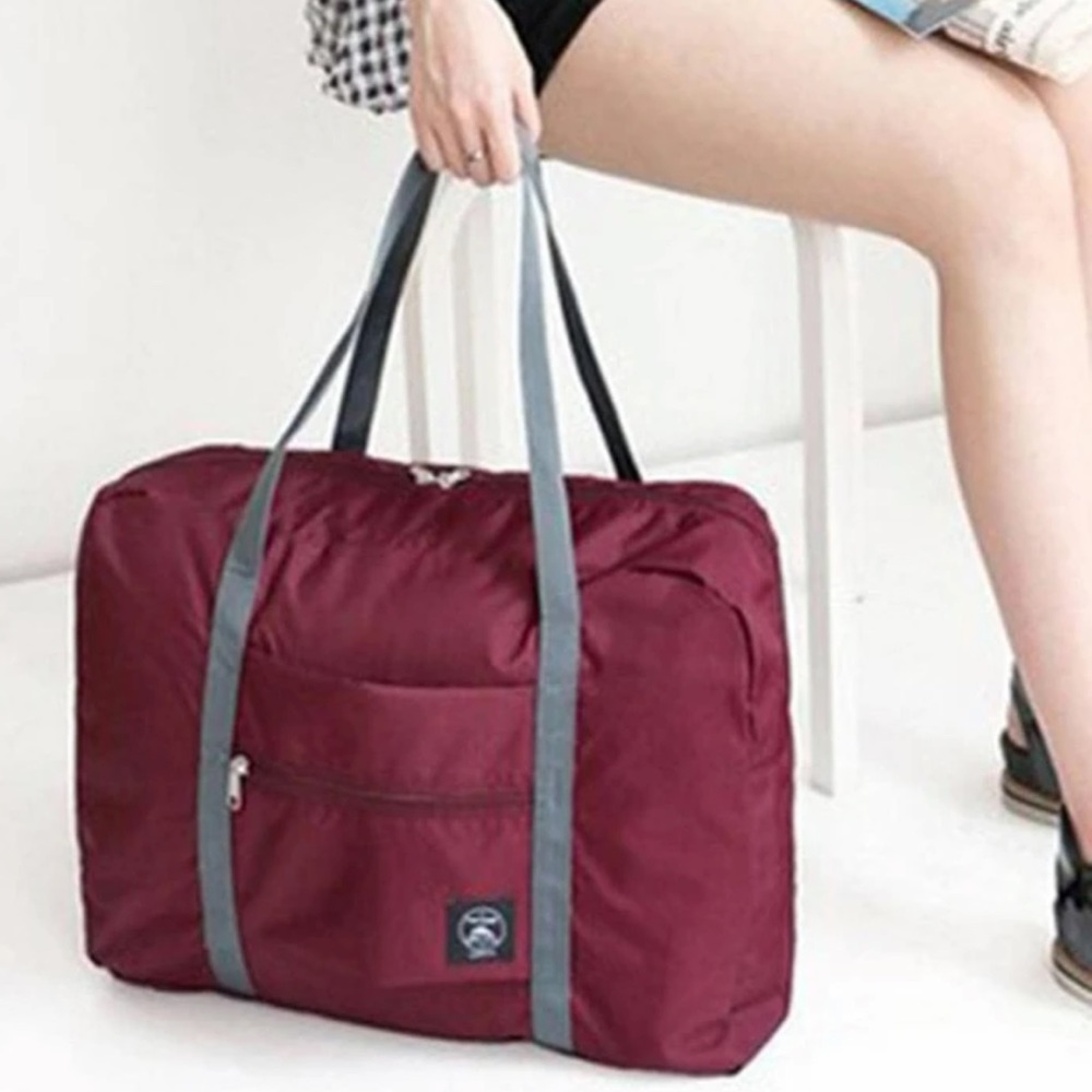 NWOT Large Foldable Waterproof Luggage Storage Bag Travel Handbag Shoulder Bag